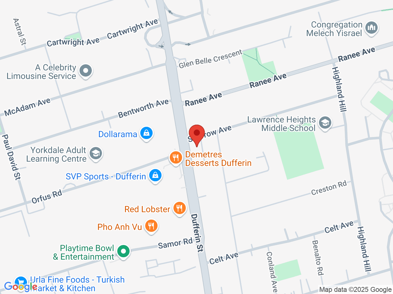 Street map for Take Me Home Cannabis, 3257 Dufferin St, North York ON