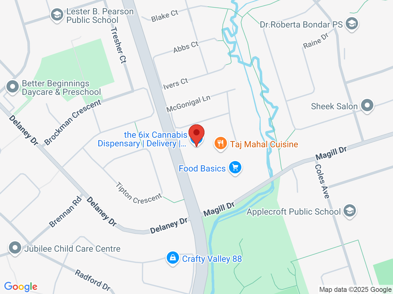 Street map for The 6ix Cannabis, 475 Westney Rd N Unit 13, Ajax ON