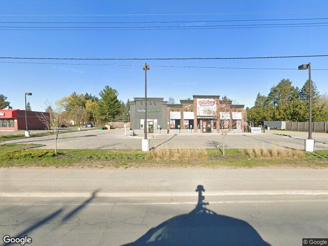 Street view for The Den Cannabis Store, 173 Mill St., Unit 1, Angus ON
