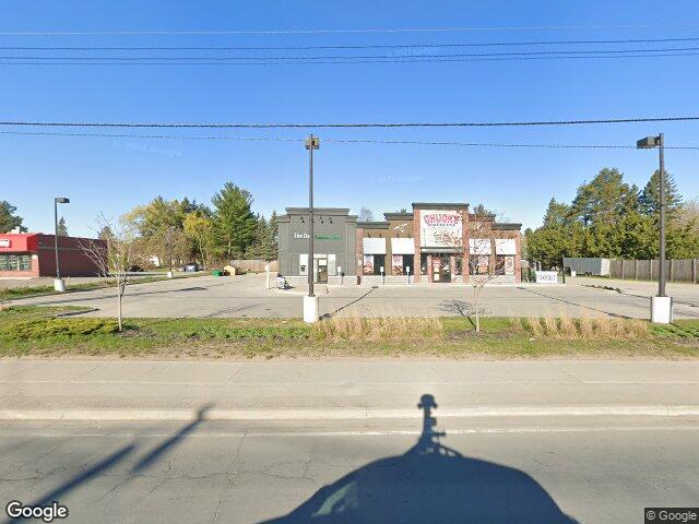 Street view for The Den Cannabis Store, 173 Mill St., Unit 1, Angus ON