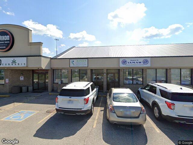 Street view for The Green Cloud Cannabis, 557 Dixon Rd, Etobicoke ON