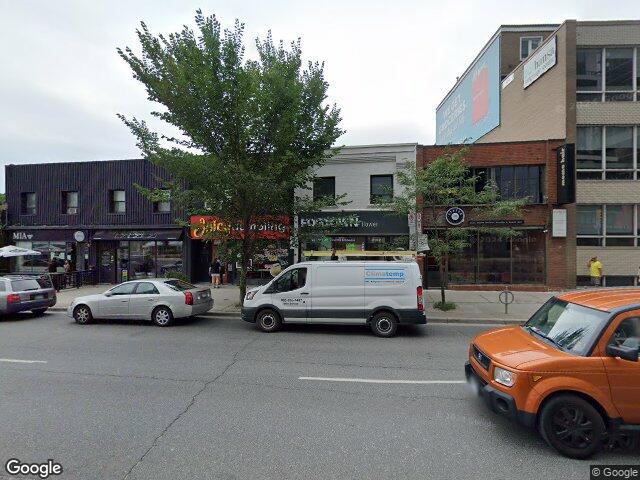 Street view for Fogtown Flower Shop, 2152 Yonge St, Toronto ON