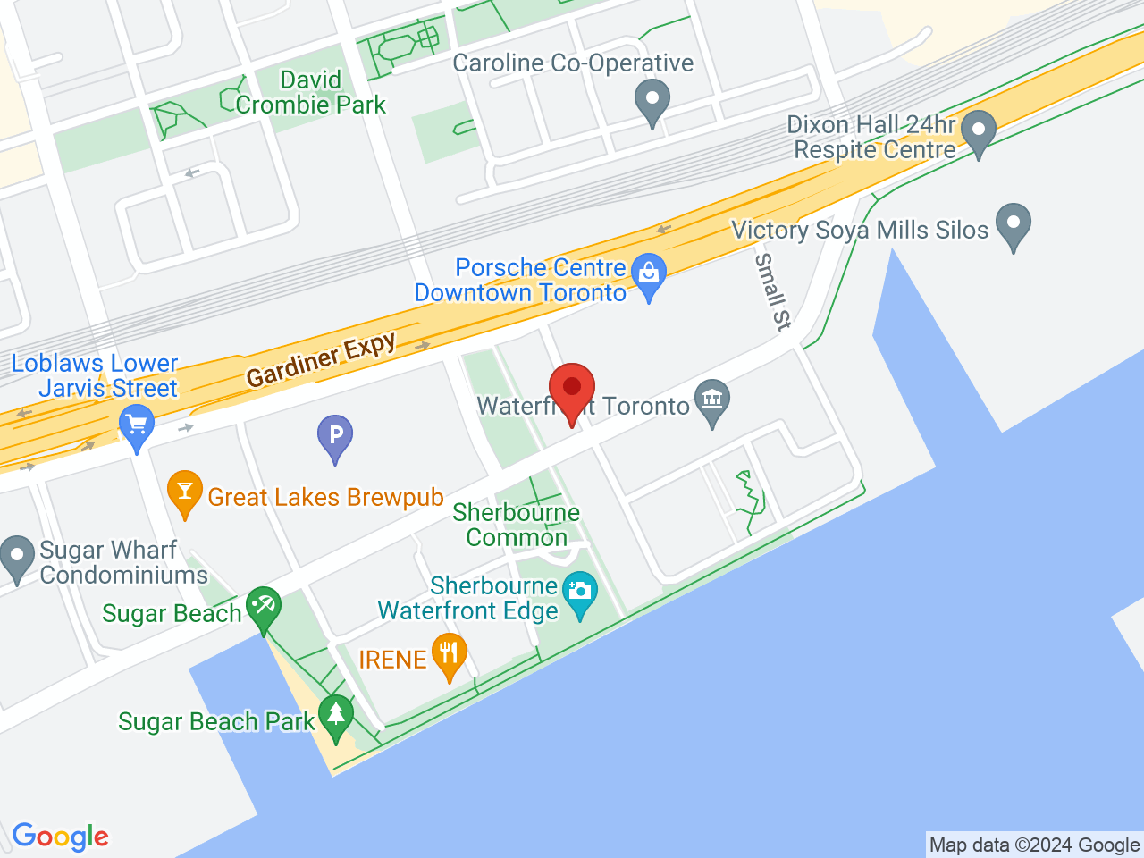 Street map for Thisel Cannabis, 192 Queen's Quay East, Suite A5, Toronto ON