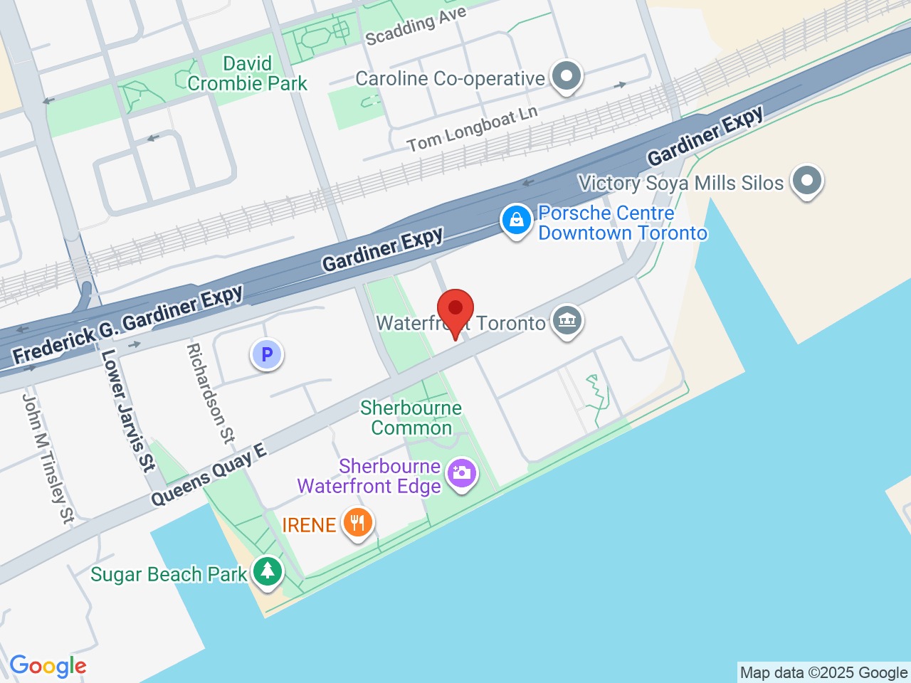 Street map for Thisel Cannabis, 192 Queen's Quay East, Suite A5, Toronto ON