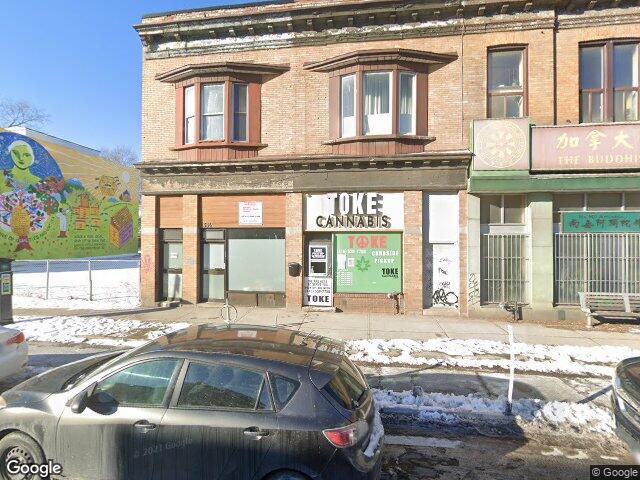 Street view for TOKE Cannabis, 1332 Bloor St W, Toronto ON