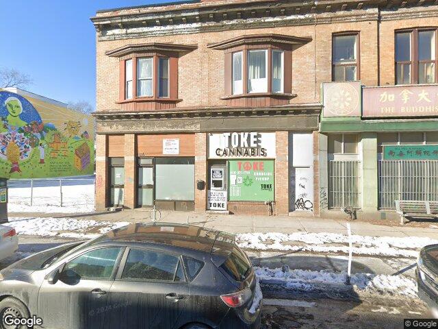 Street view for TOKE Cannabis, 1332 Bloor St W, Toronto ON
