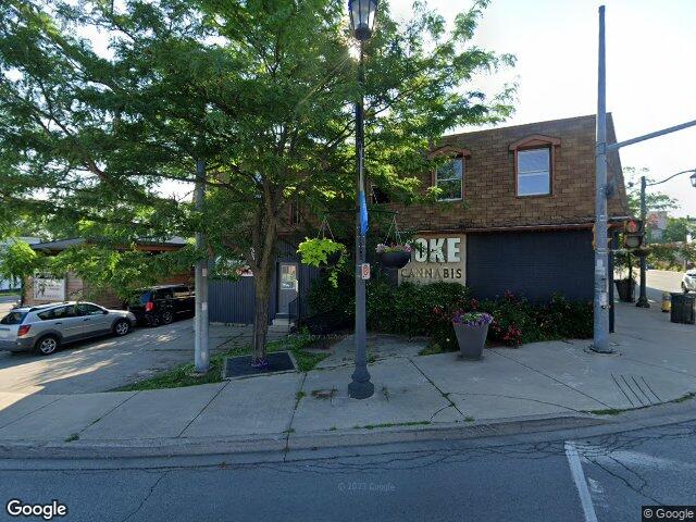 Street view for TOKE Cannabis, 4999 King St., Beamsville ON