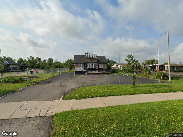 Street view for TOKE Cannabis, 8568 Lundy's Lane, Niagara Falls ON