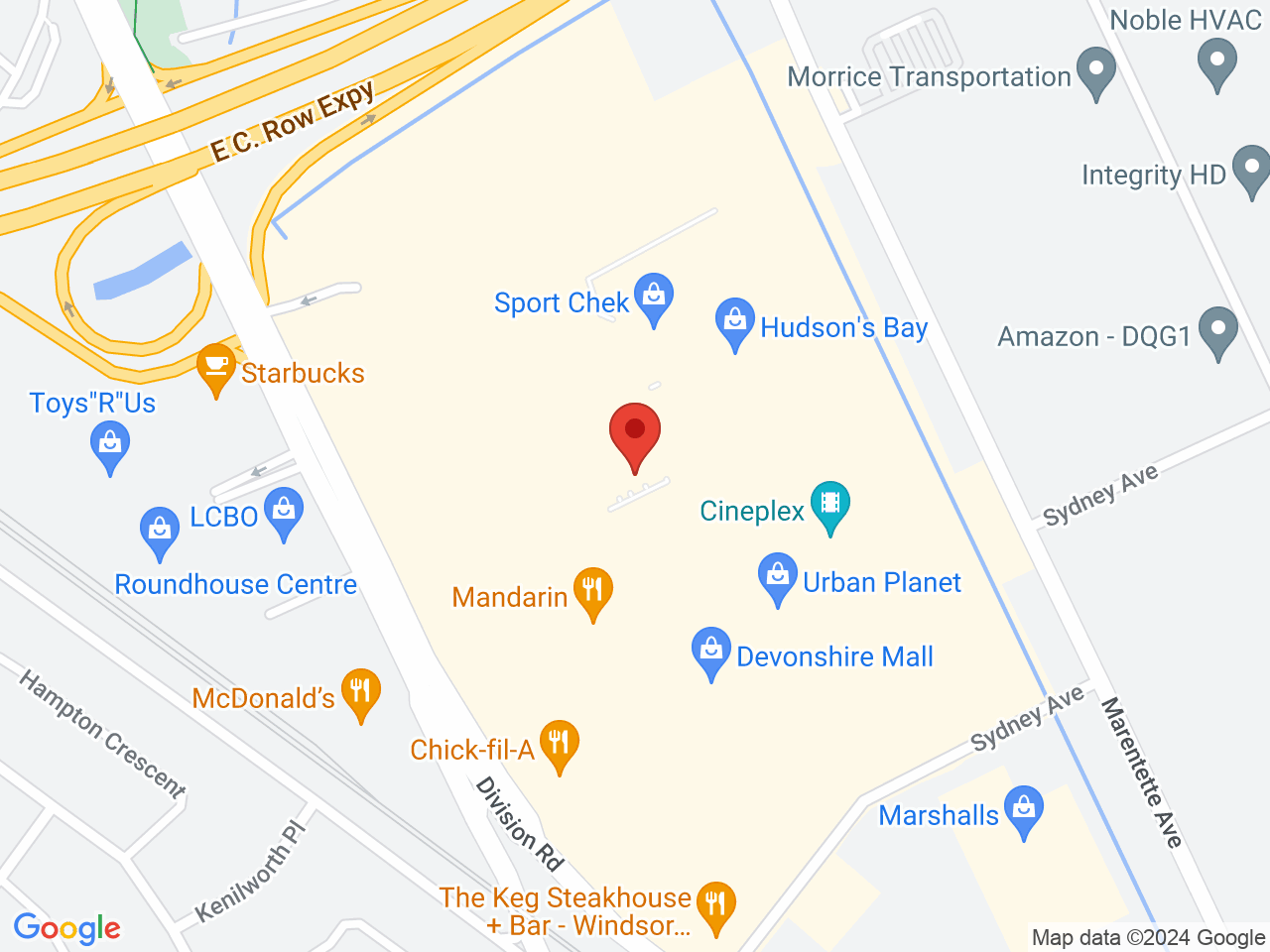 Street map for Tokyo Smoke, 3100 Howard Ave, Windsor ON