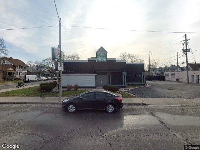 Street view for Top Shelf Canabis, 1485 Erie St E, Windsor ON