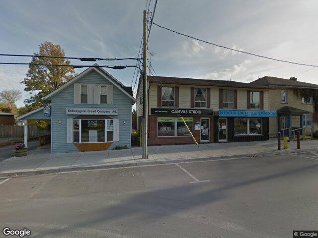 Street view for Docks Cannabis, 7 King St E, Bobcaygeon ON