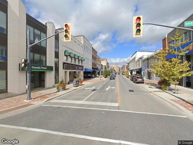 Street view for True North Cannabis Co., 20 Bridge St E, Belleville ON