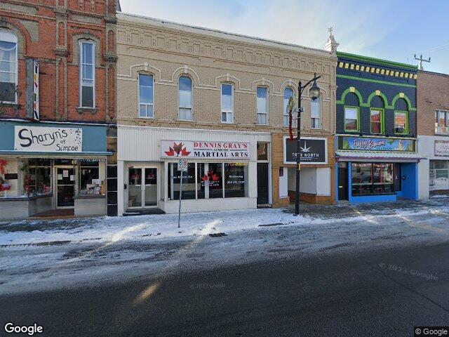 Street view for True North Cannabis Co., 22 Robinson St, Simcoe ON
