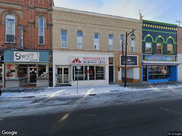 Street view for True North Cannabis Co., 22 Robinson St, Simcoe ON