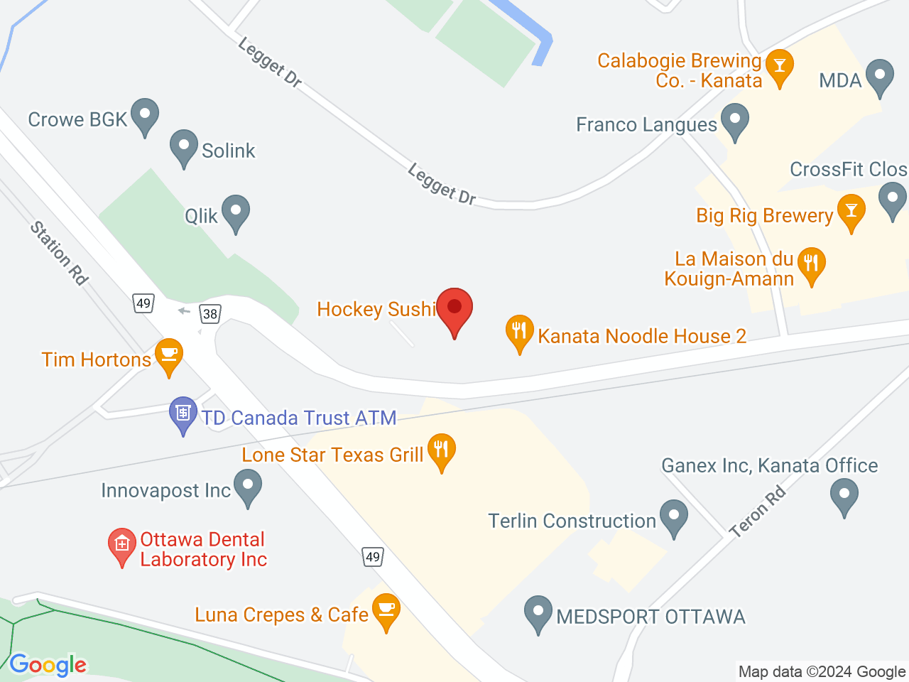 Street map for Unplug Cannabis Co., 4055 Carling Ave., Unit 4, Kanata ON