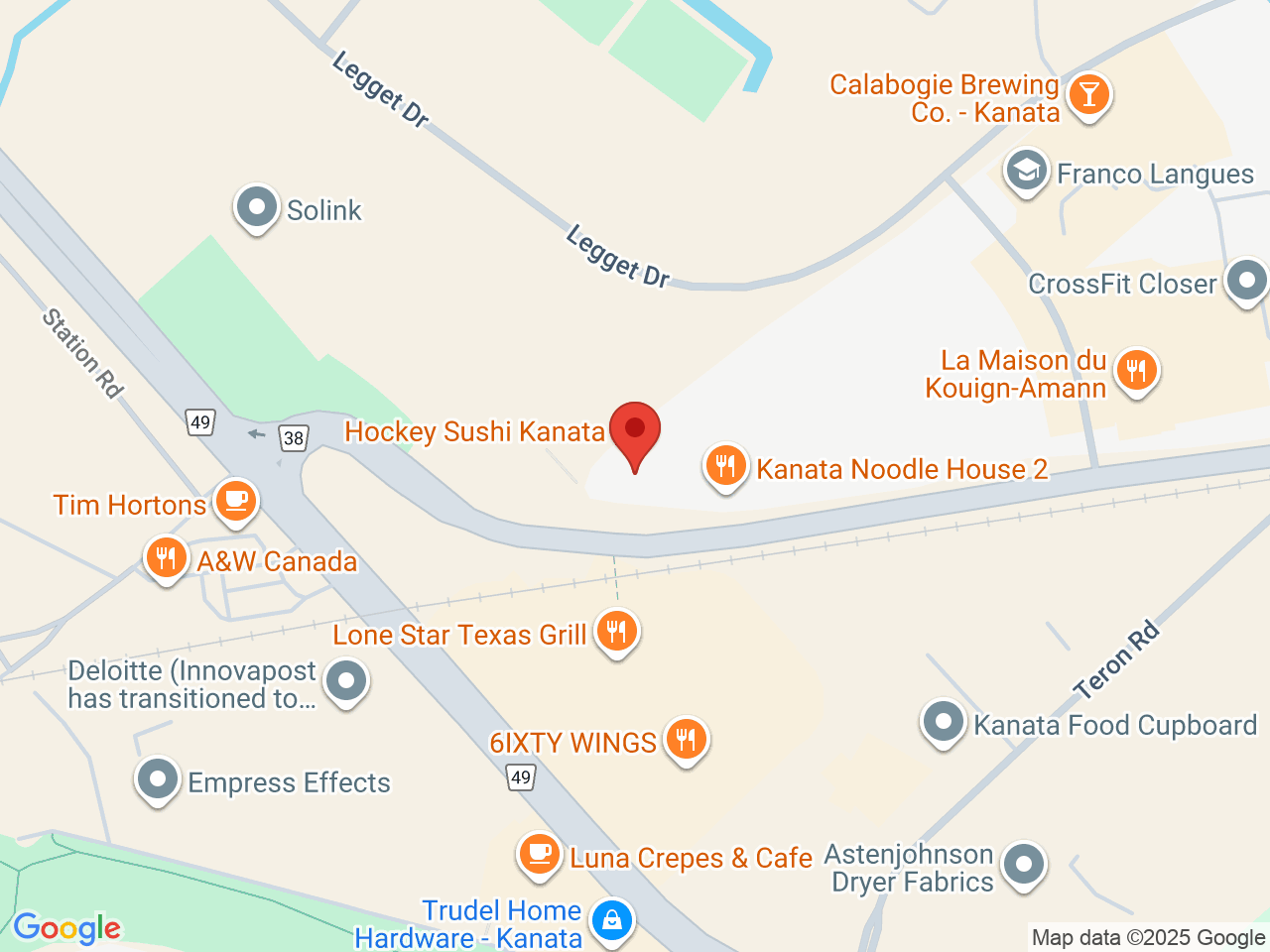 Street map for Unplug Cannabis Co., 4055 Carling Ave., Unit 4, Kanata ON