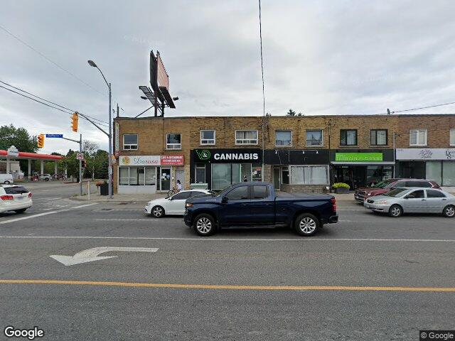 Street view for V&D Cannabis, 2851 Dufferin St, North York ON