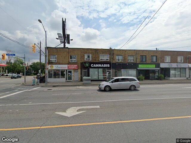 Street view for V&D Cannabis, 2851 Dufferin St, North York ON