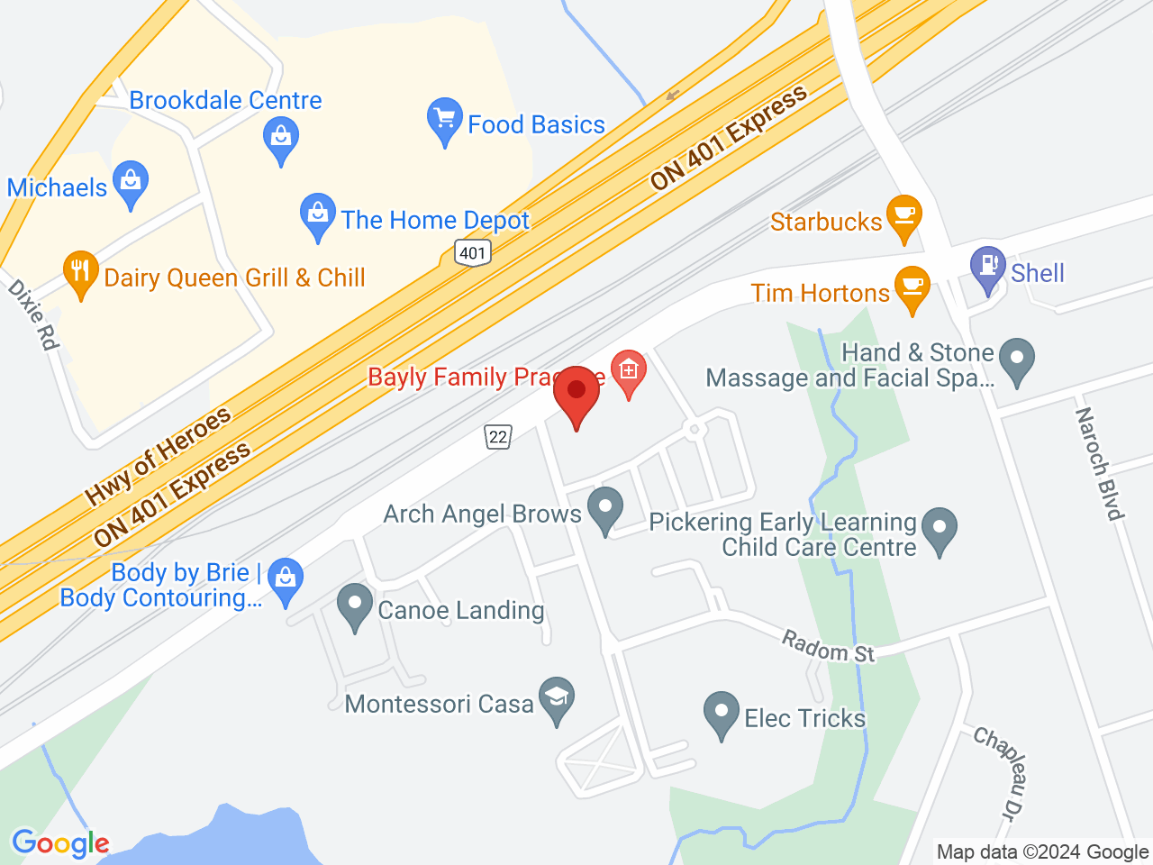 Street map for Tough Bud Cannabis, 1235 Bayly St Unit 14, Pickering ON