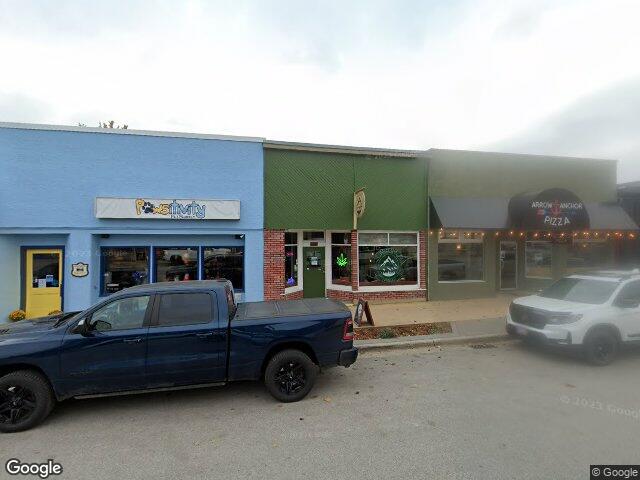 Street view for Mount Odin Cannabis, 312 Broadway St. W, Nakusp BC