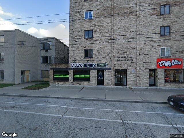 Street view for Endless Heights Cannabis Shop, 1747 University Ave W, Windsor ON