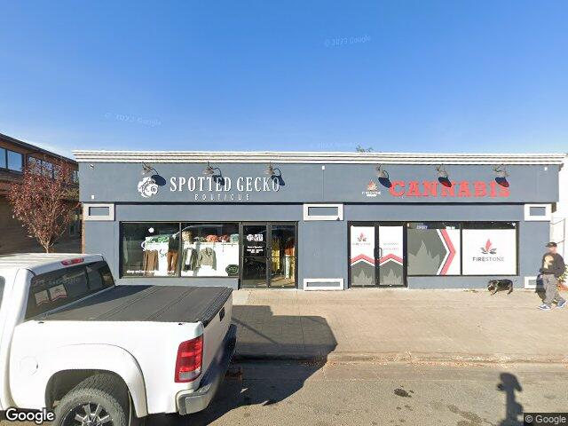 Street view for Firestone Cannabis, 2-5040 50 Street, Sylvan Lake AB