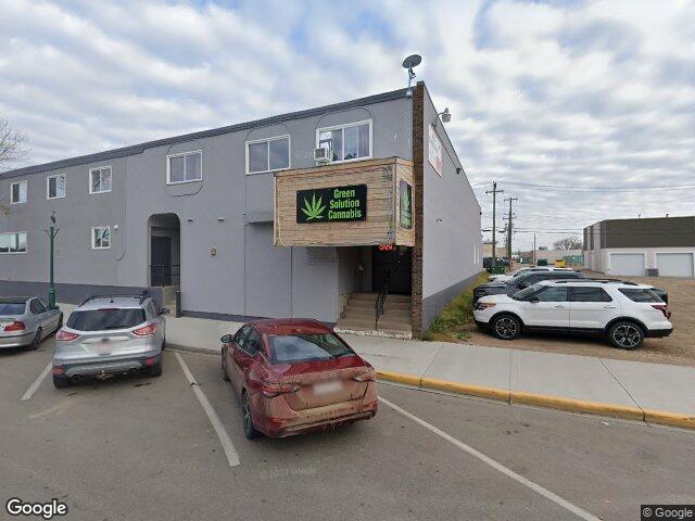 Street view for Green Solution Cannabis Red Baron Inn, 4934 50 Ave, Barrhead AB