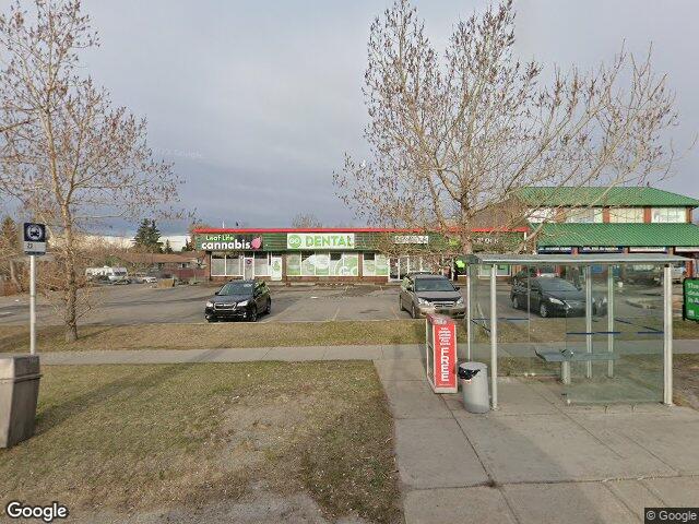 Street view for Leaf Life Cannabis Street Plaza, 175C 52 Street SE, Calgary AB
