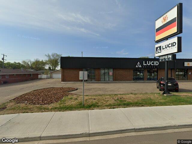 Street view for Lucid Cannabis Edmonton, B-15211 111 Avenue NW, Edmonton AB