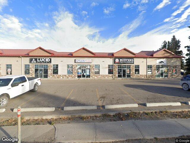 Street view for Lucid Cannabis, 110-4529 49 Ave, Olds AB