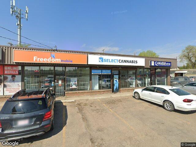 Street view for Select Cannabis, 10124 149 St, Edmonton AB