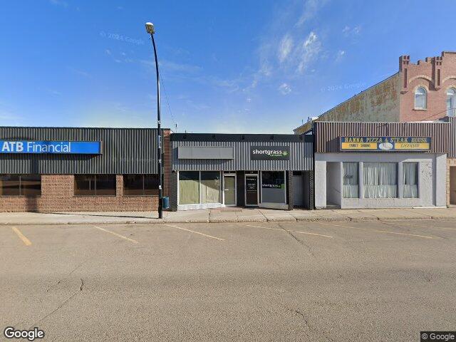 Street view for Shortgrass Cannabis, 228A 2 Avenue West, Hanna AB