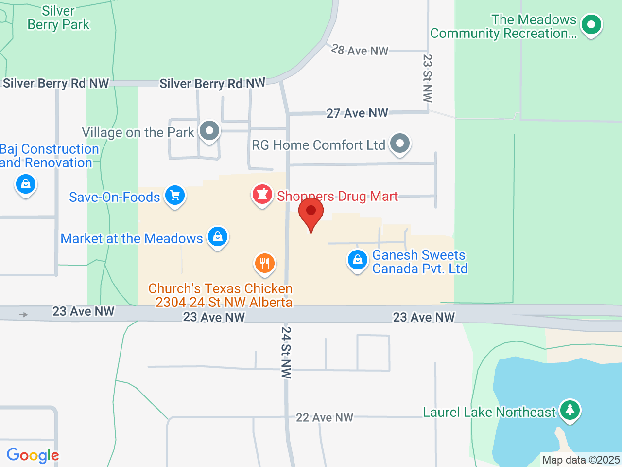 Street map for Smokey's Mill Creek, 2366 23 Avenue, Edmonton AB