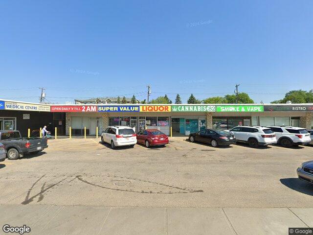 Street view for Ye Olde Cannabis Shoppe, 6914 77 Street NW, Edmonton AB