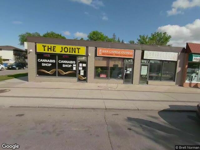 Street view for The Joint Cannabis, 1165 Henderson Hwy, Winnipeg MB