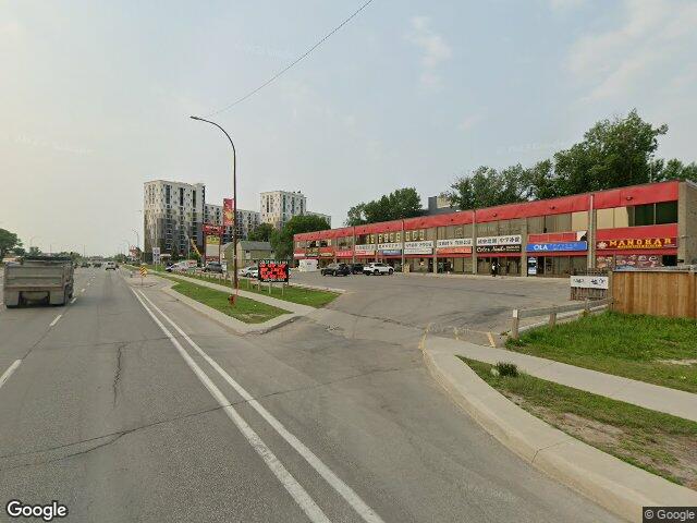 Street view for The Joint Cannabis Newdale Plaza, 2997 Pembina Highway, Winnipeg MB