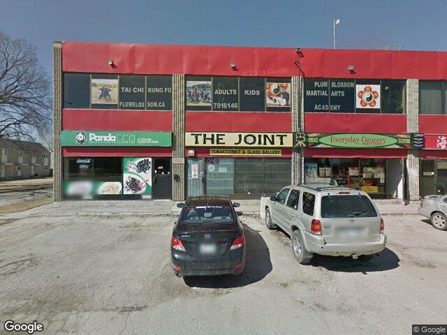 Street view for The Joint Cannabis Newdale Plaza, 2997 Pembina Highway, Winnipeg MB