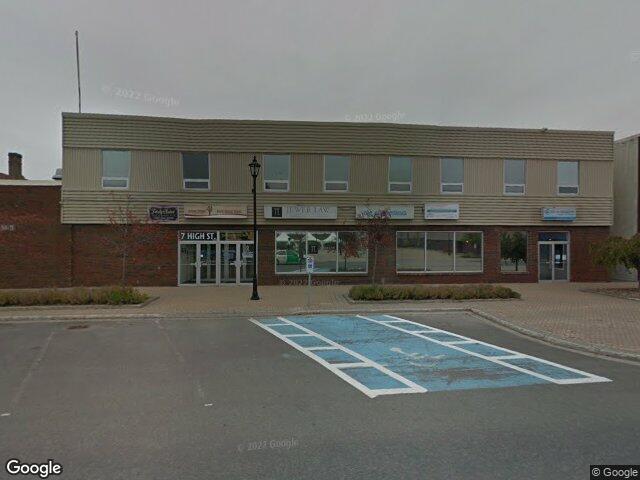 Street view for Atlantic Cannabis Grand Falls Windsor, 7 High St., Grand Falls-Windsor NL