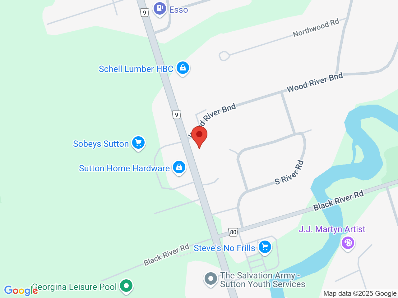 Street map for Flowertown Cannabis, 20945 Dalton Rd Unit 4, Georgina ON