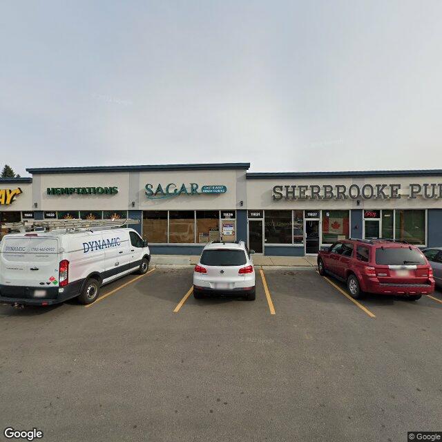 Street view for Value Buds Sherbrooke, 11835 St. Albert Trail NW, Edmonton AB