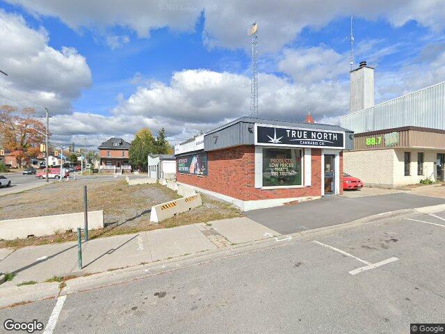 Street view for True North Cannabis Co., 7 Market Square, Napanee ON