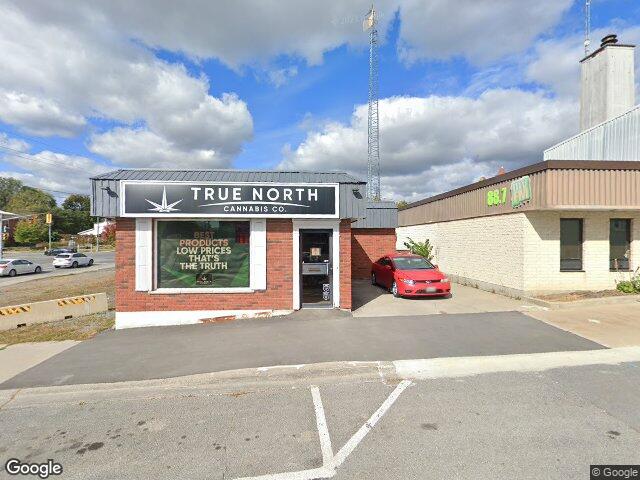 Street view for True North Cannabis Co., 7 Market Square, Napanee ON