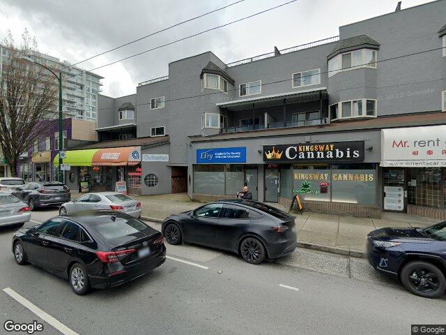 Street view for Kingsway Cannabis, 2140 Kingsway, Vancouver BC