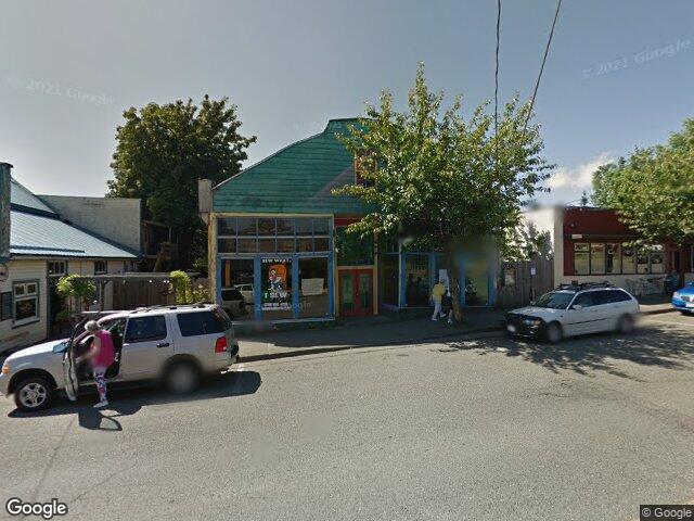 Street view for Stick & Stone Cannabis Co, 2701 Dunsmuir Ave, Cumberland BC
