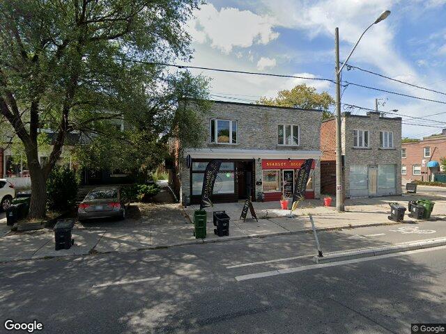 Street view for Alphabud Cannabis Co., 1186 Woodbine Ave, Toronto ON