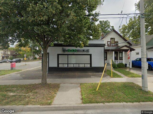 Street view for Budssmoke, 186 Lake St, St Catharines ON