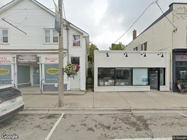 Street view for Cannabis Grey Bruce, 123 Garafraxa St S, Durham ON