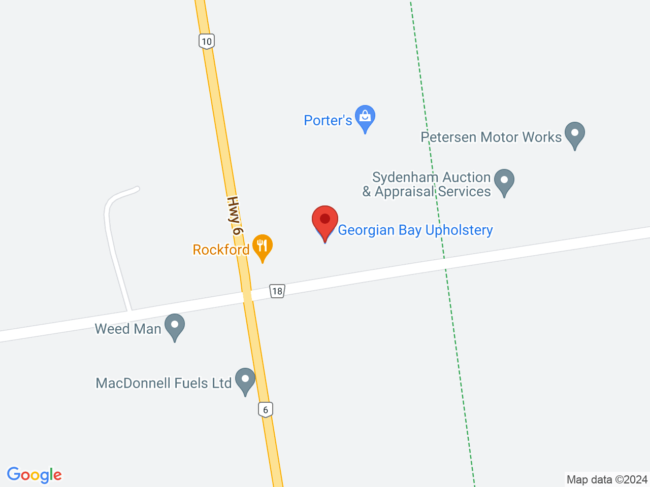 Street map for Cannabis Grey Bruce, 103015 Grey County Rd 18, Owen Sound ON