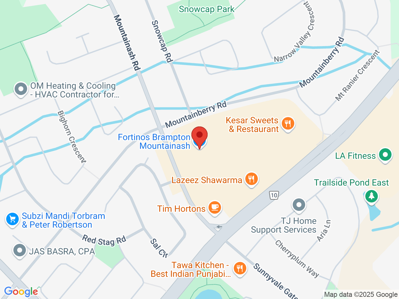 Street map for Cantopia Cannabis Co., 55 Mountainash Road #D2-A, Brampton ON