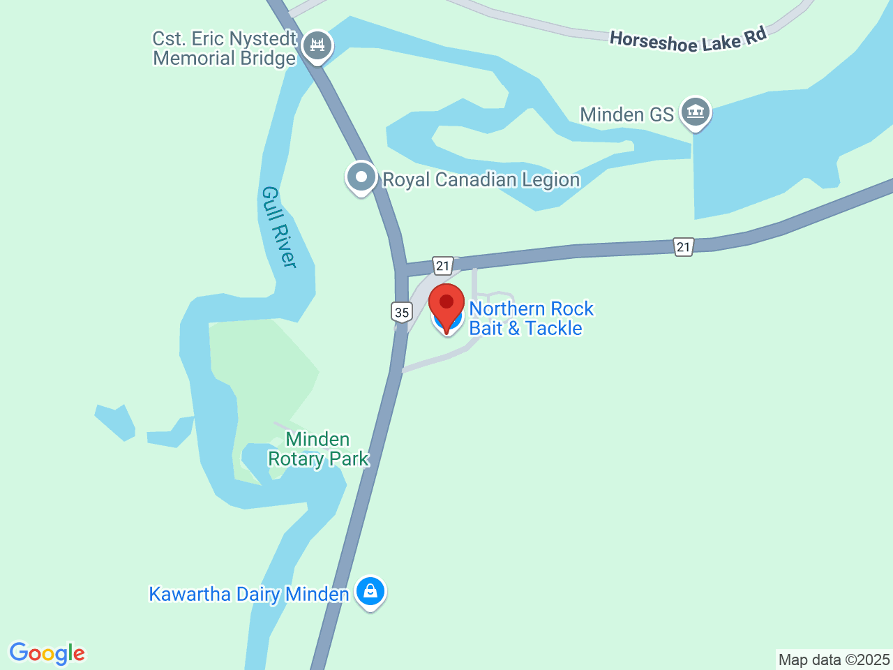Street map for Fiore Verde, 12818 ON-35 Unit 5, Minden ON